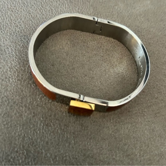 Rustic Cuff silver and brown cuff bracelet NWOT - Picture 4 of 8